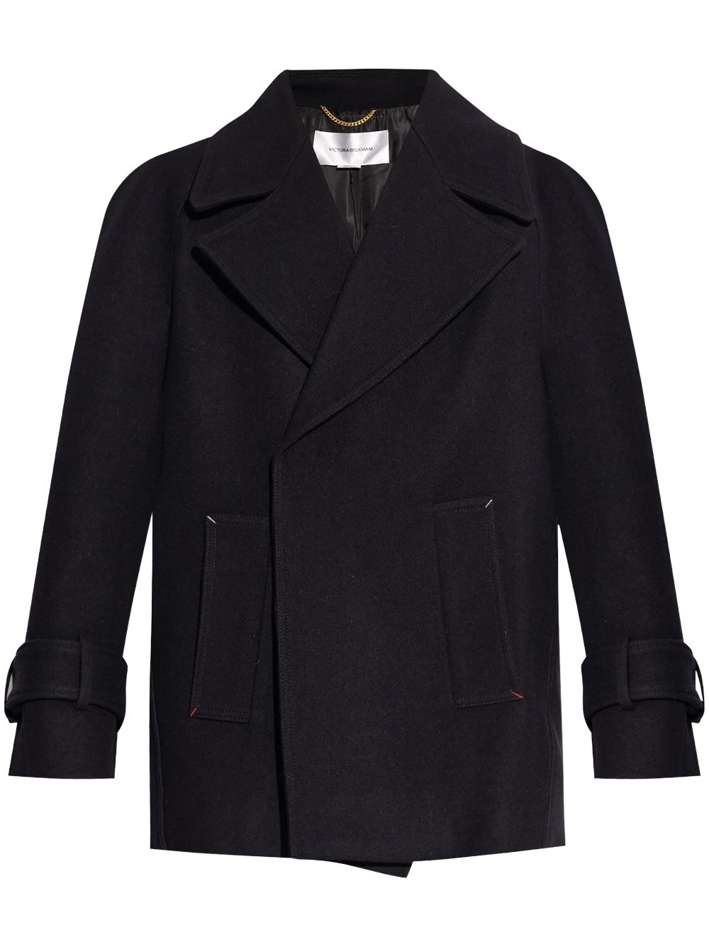 Victoria Beckham wool double breasted coat - Black von Victoria Beckham