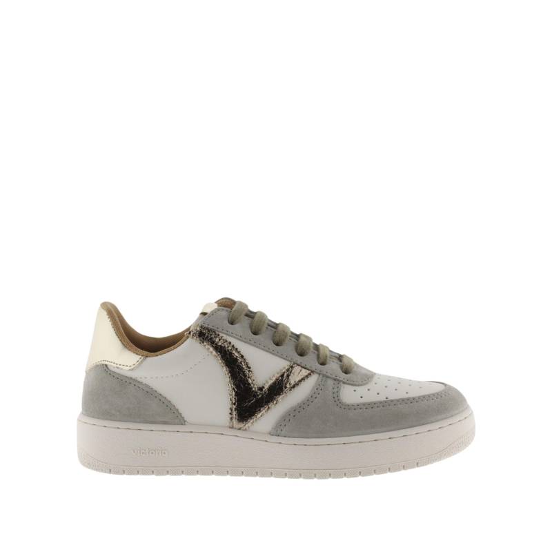 Sneakers Aus Spaltleder Mit Metallic-effekt Damen Madrid Unisex  36 von Victoria