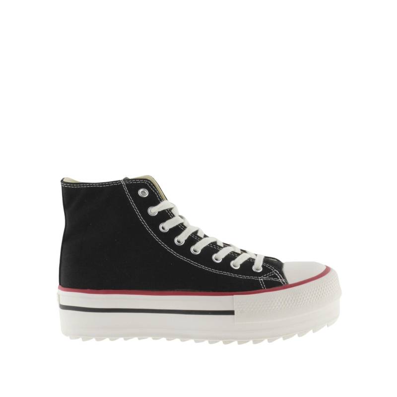 Sneakers Für Damen Double Toile Tribu Damen Schwarz/Weiss 37 von Victoria