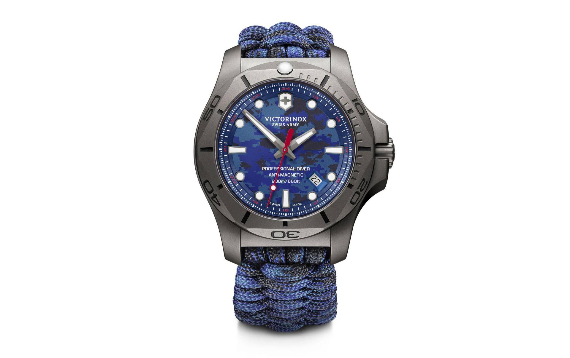 Victorinox Quarzuhr »I.N.O.X. Professional Diver Titanium Herrenuhr«