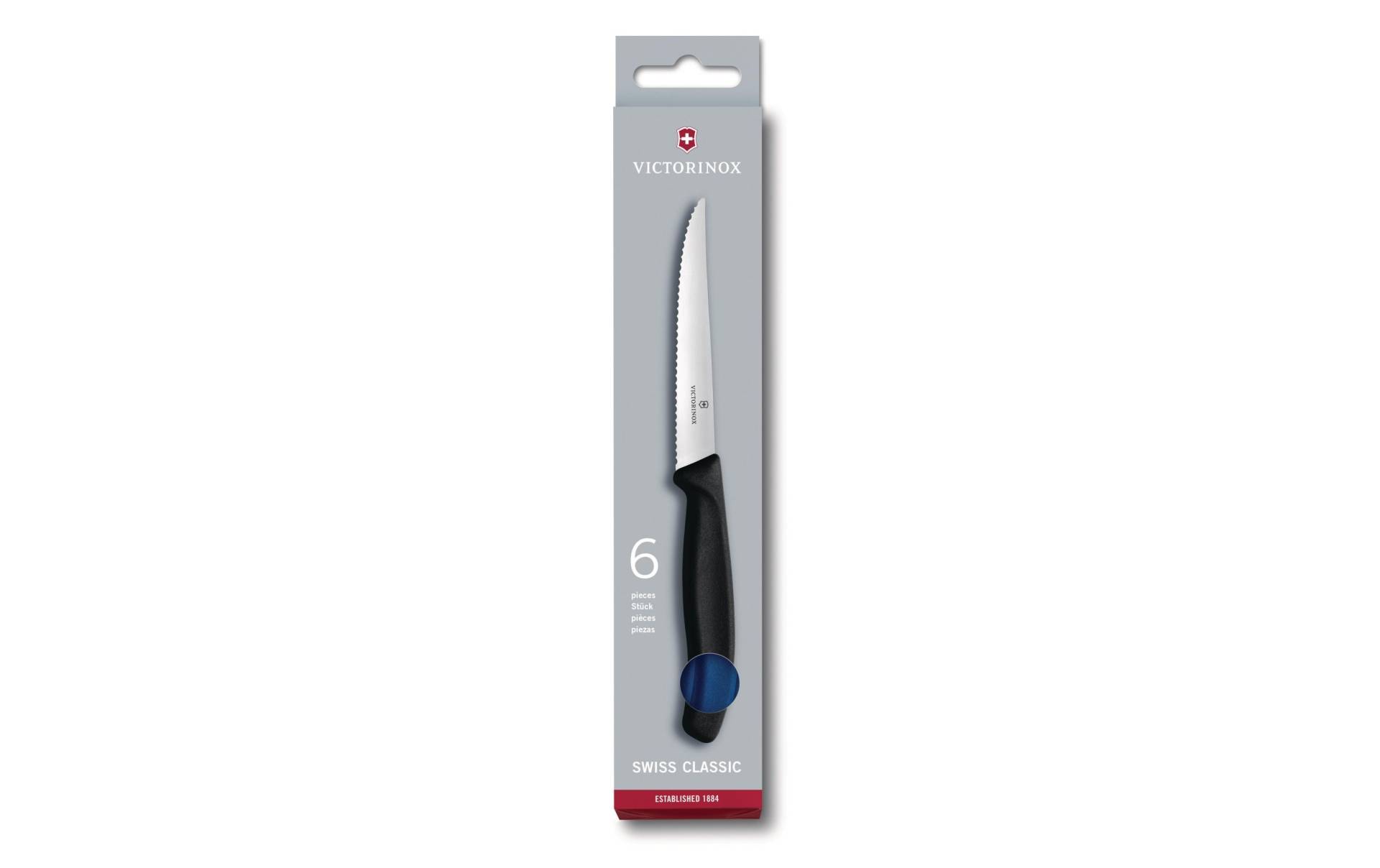 Victorinox Steakmesser »Blau«, (Set, 6 tlg.) von Victorinox