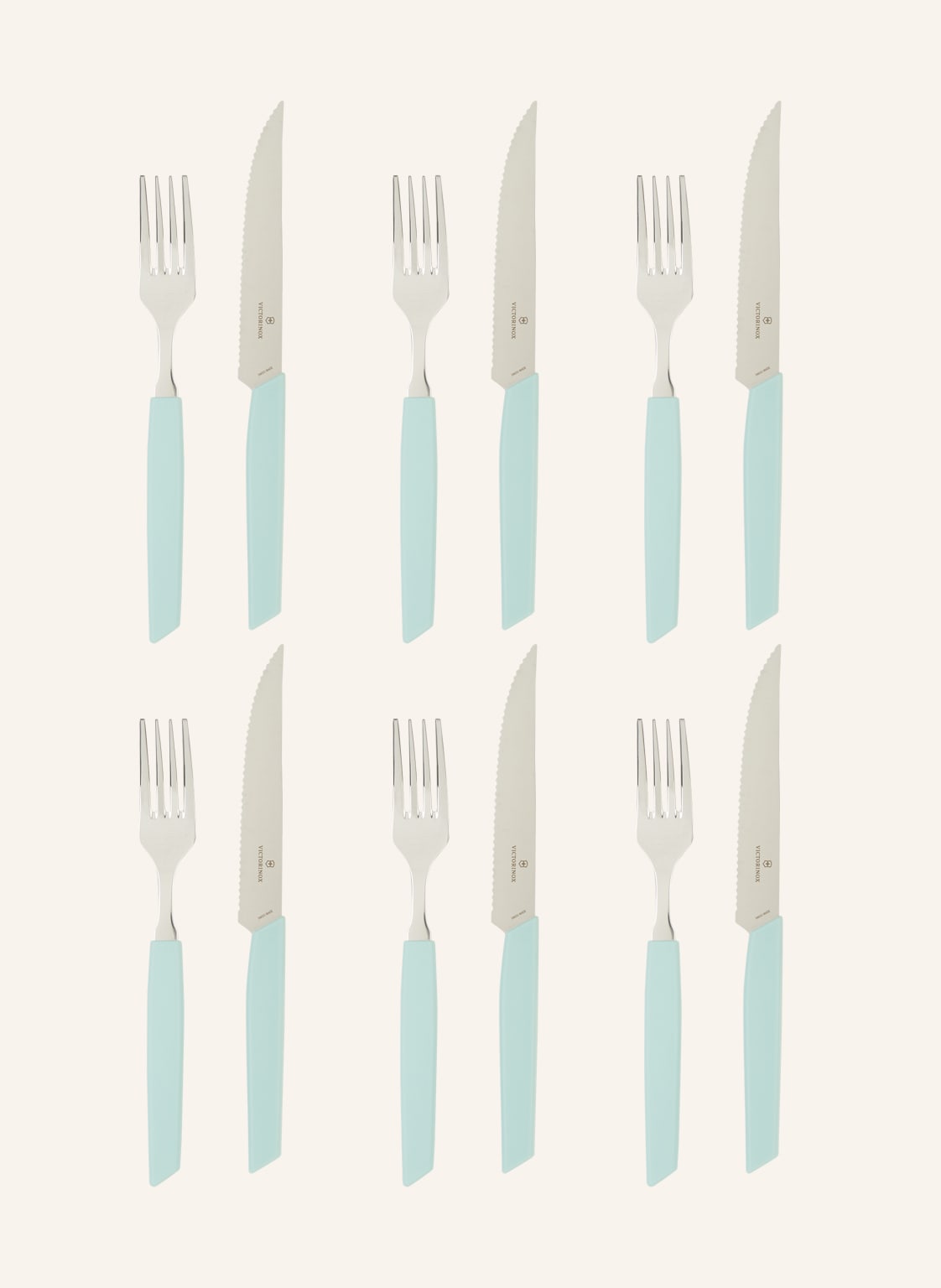 Victorinox 12-Tlg. Besteck-Set Swiss Modern gruen Victorinox 12-Tlg. Besteck-Set Swiss Modern gruen von Victorinox