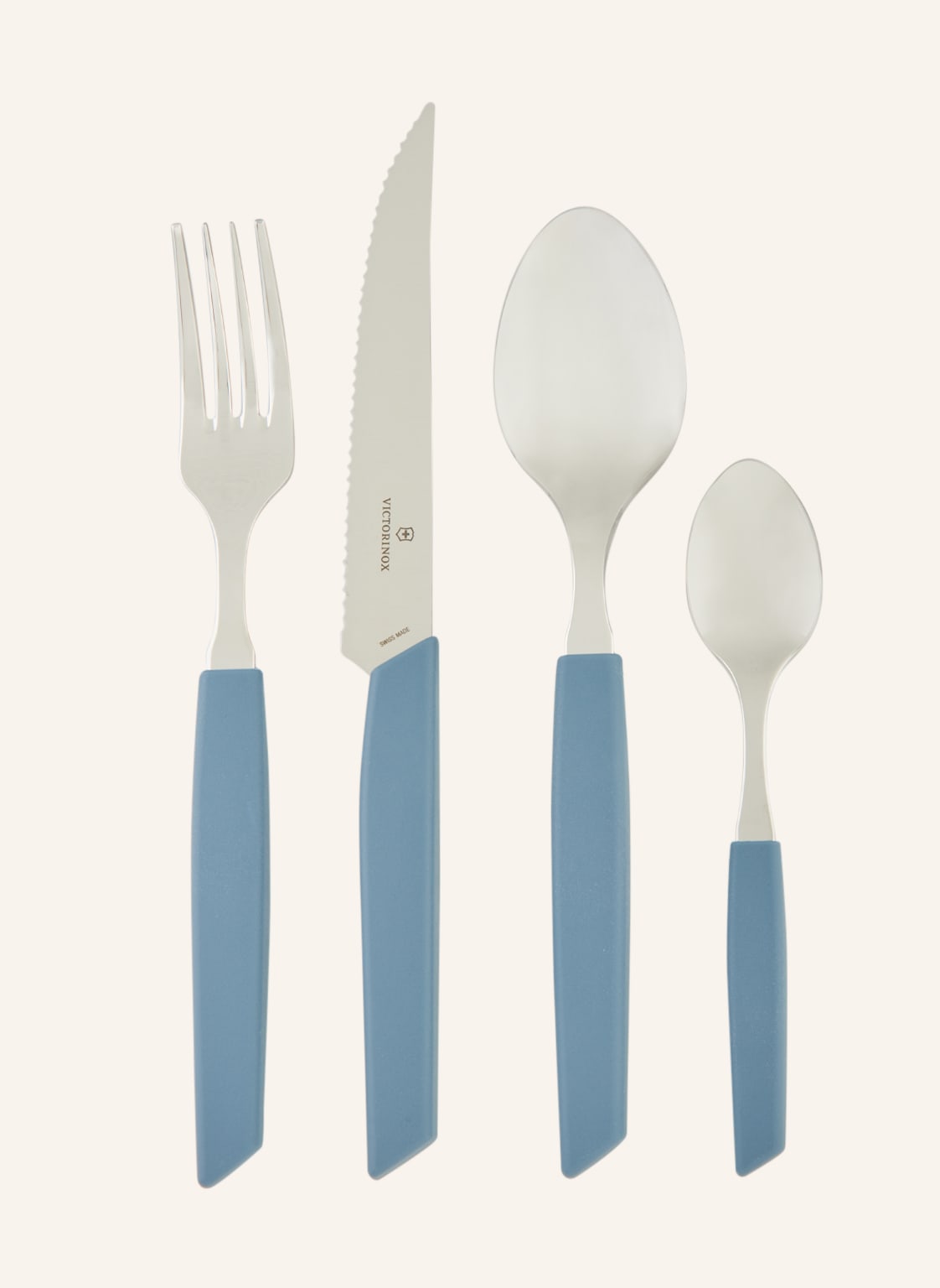 Victorinox 24-Tlg. Besteck-Set Swiss Modern blau Victorinox 24-Tlg. Besteck-Set Swiss Modern blau von Victorinox