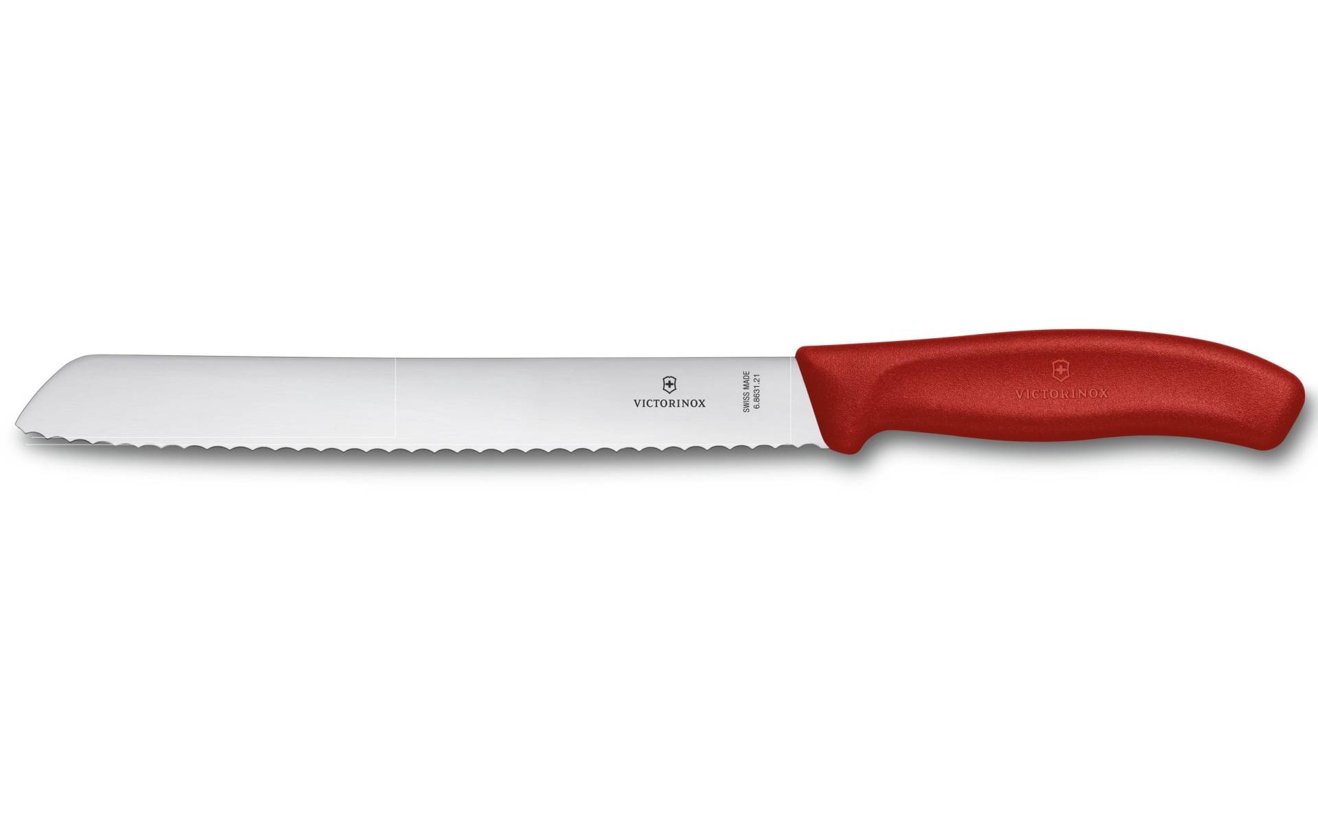 Victorinox Brotmesser »Swiss Classic Rot/Silberfarben«, (1 tlg.) Victorinox Brotmesser »Swiss Classic Rot/Silberfarben«, (1 tlg.) von Victorinox