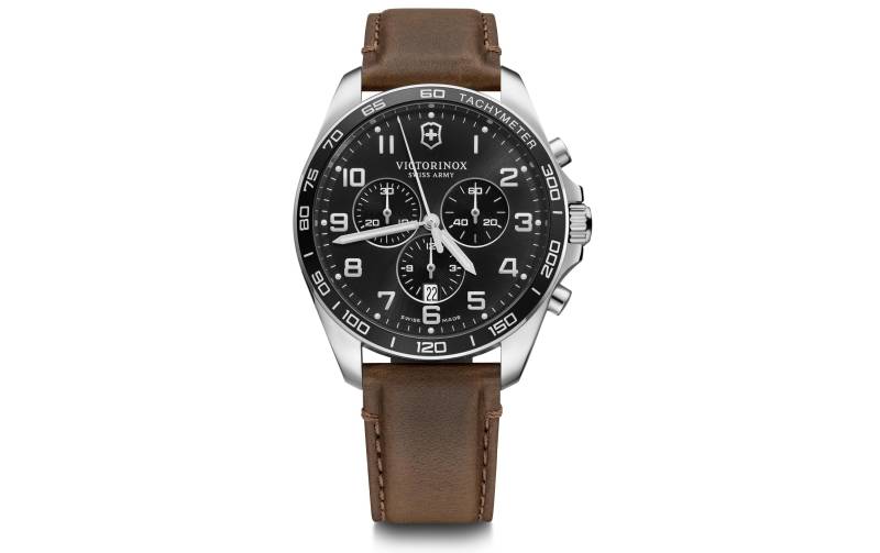 Victorinox Chronograph »FieldForce Classic Chrono Schwarz / Braun« von Victorinox