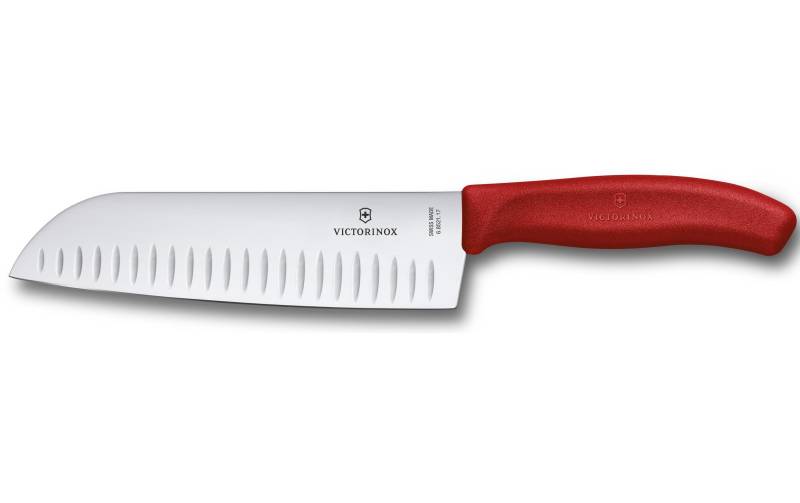 Victorinox Santokumesser »Swiss Classic Rot/Silberfarben«, (1 tlg.) von Victorinox