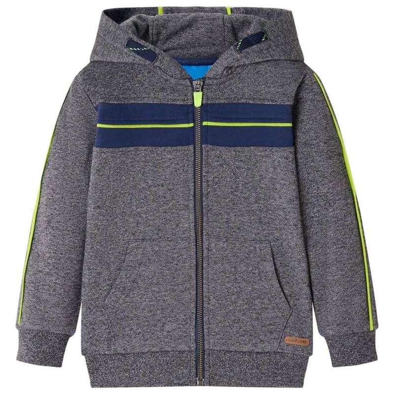 Kinder Kapuzenpullover Baumwolle Jungen Grau 140 von VidaXL