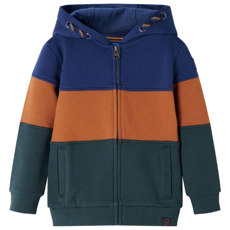 Kinder Kapuzenpullover Baumwolle Jungen Multicolor 104 von VidaXL