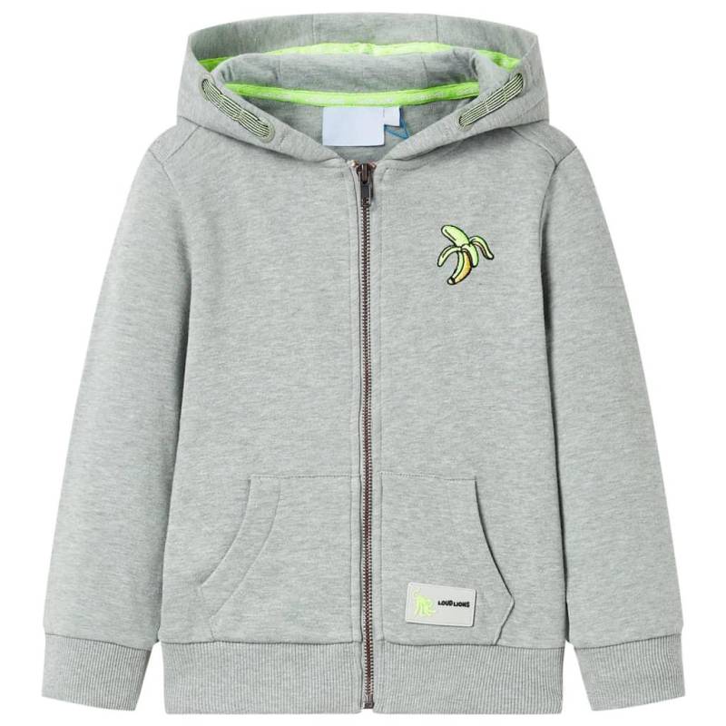 Kinder Kapuzenpullover Baumwolle Unisex Grau ONE SIZE von VidaXL