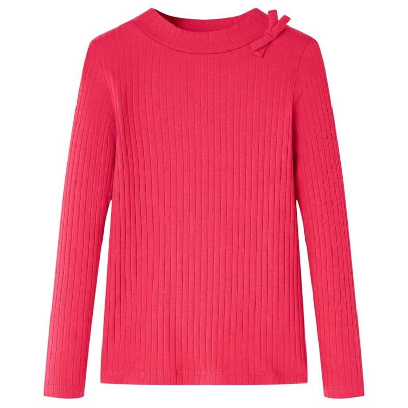 Kinder Langarmshirt Gewebe Mädchen Pink 128 von VidaXL