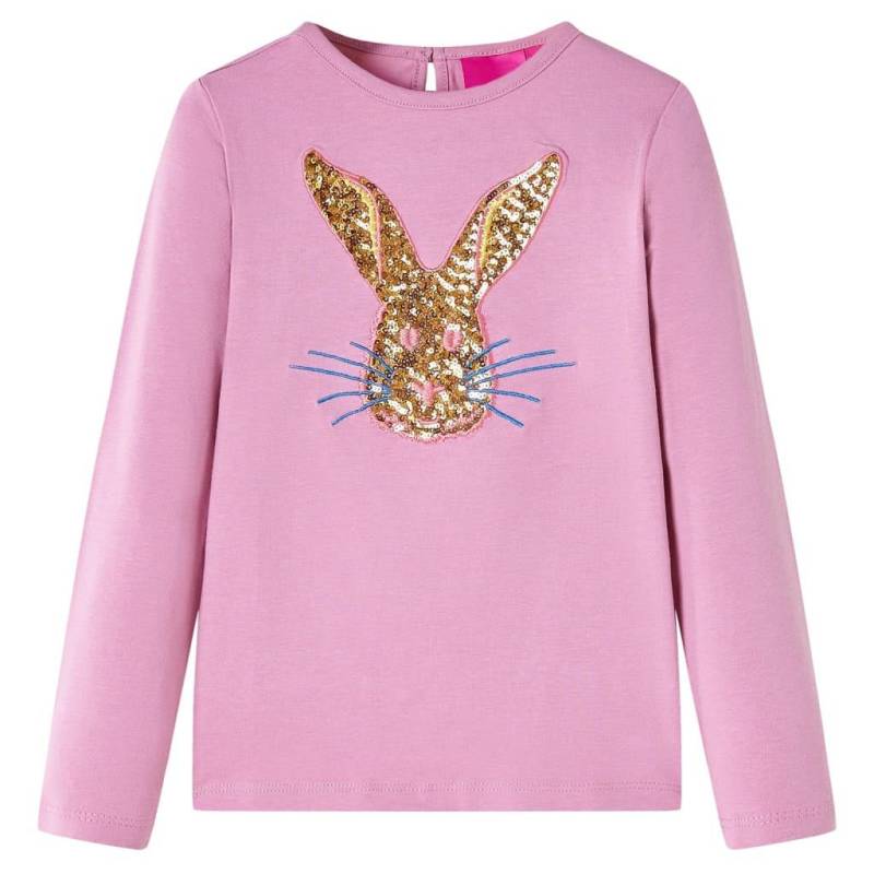 Kinder Langarmshirt Gewebe Mädchen Pink 92 von VidaXL