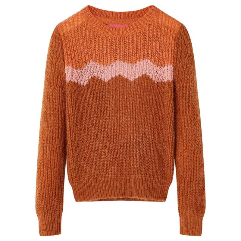 Kinder Pullover Acryl Jungen Orange 104 von VidaXL