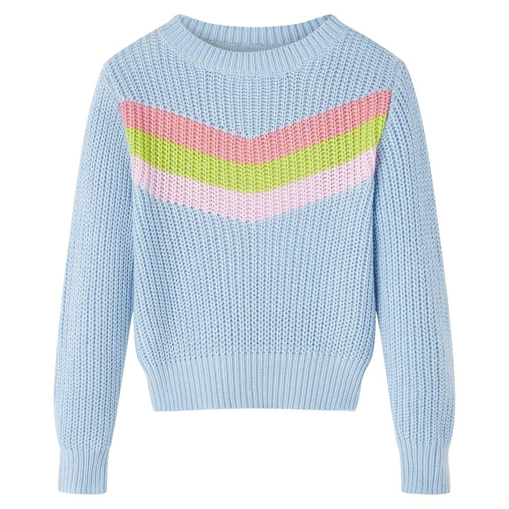 Kinder Pullover Baumwolle Mädchen Multicolor 104 von VidaXL