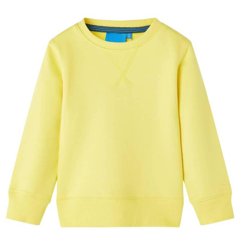 Kinder Sweatshirt Baumwolle Jungen Gelb Bunt 104 von VidaXL