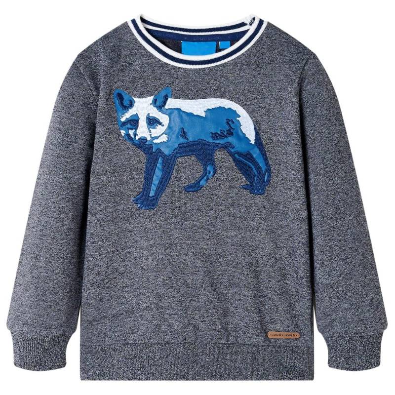 Kinder Sweatshirt Baumwolle Jungen Grau 128 von VidaXL