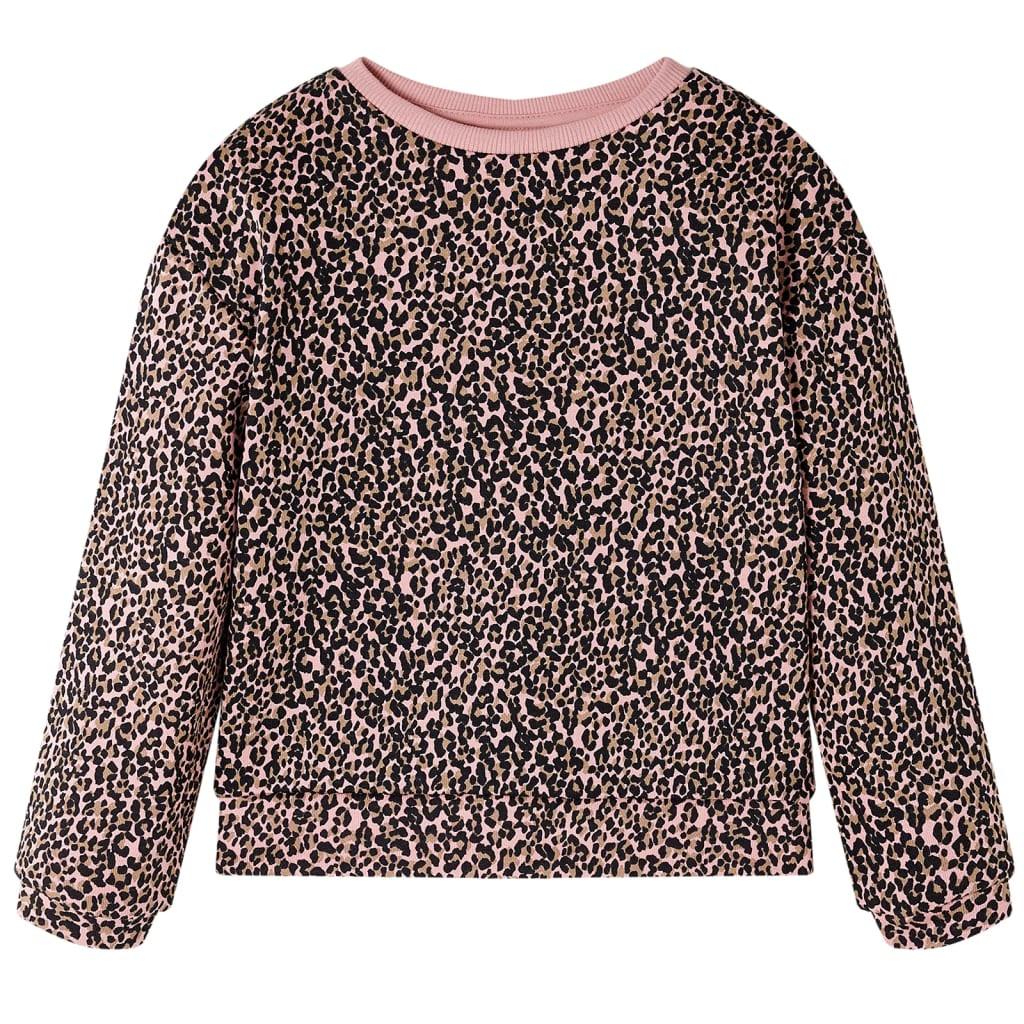 Kinder Sweatshirt Baumwolle Mädchen Pink 104 von VidaXL