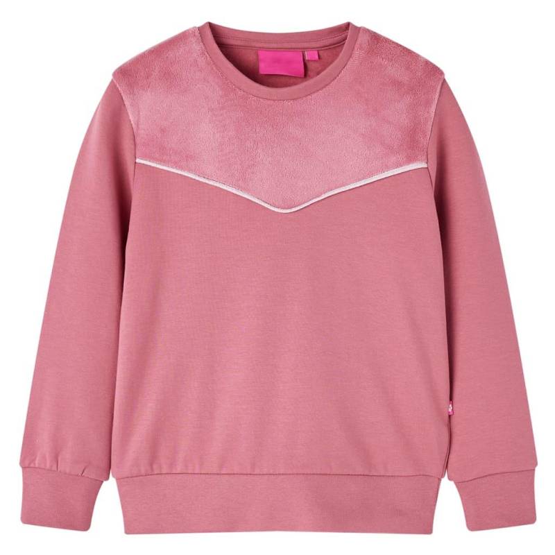 Kinder Sweatshirt Baumwolle Mädchen Pink 104 von VidaXL