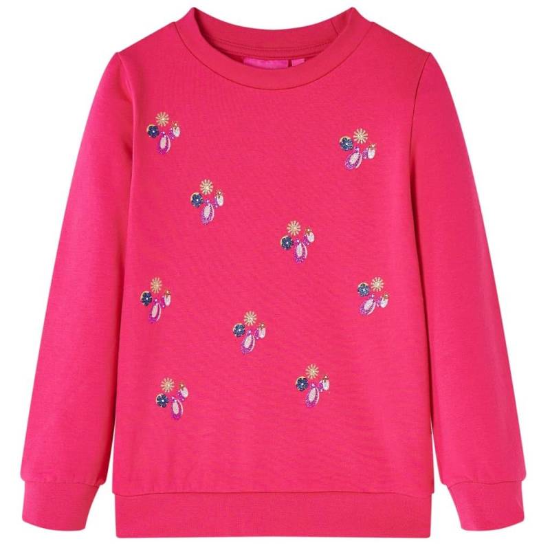 Kinder Sweatshirt Baumwolle Mädchen Pink 116 von VidaXL