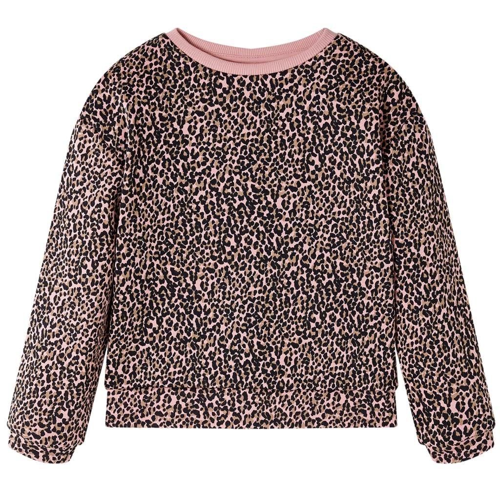 Kinder Sweatshirt Baumwolle Mädchen Pink 116 von VidaXL