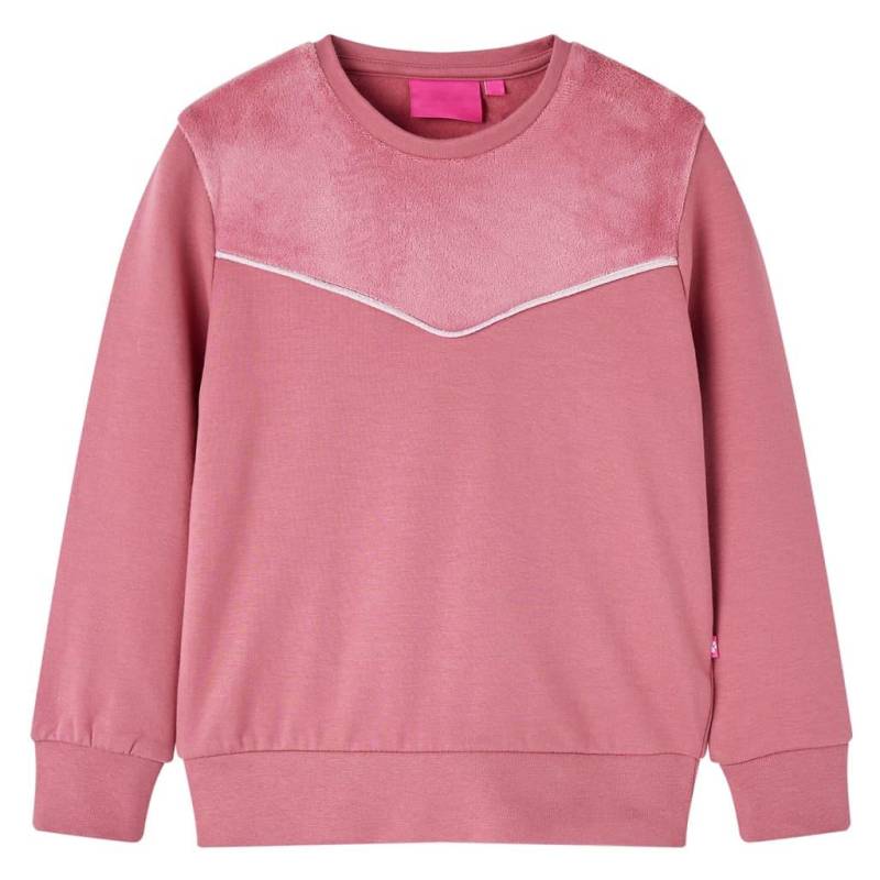 Kinder Sweatshirt Baumwolle Mädchen Pink 140 von VidaXL