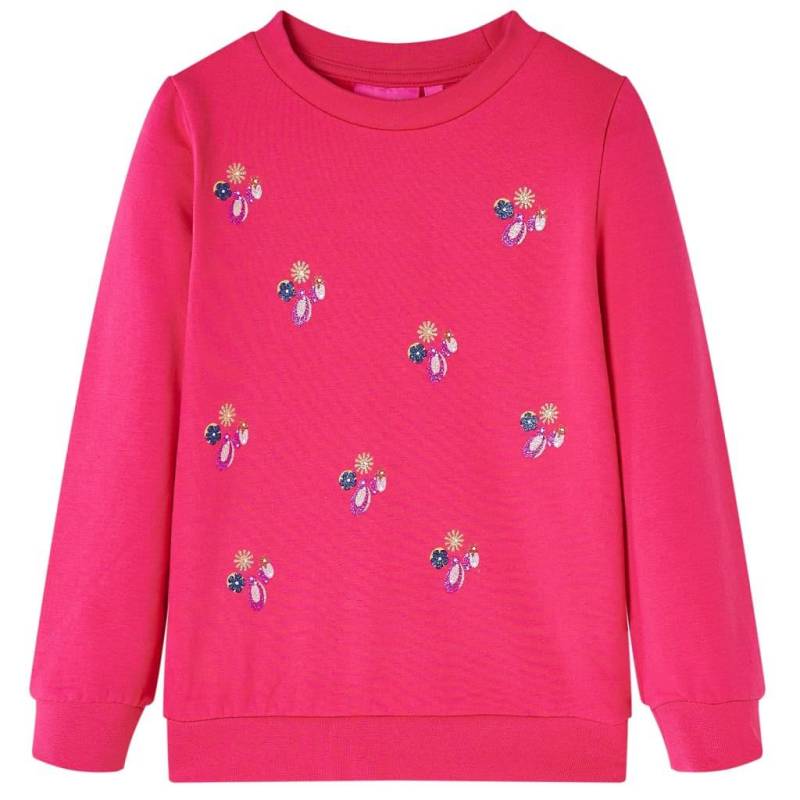 Kinder Sweatshirt Baumwolle Mädchen Pink 92 von VidaXL