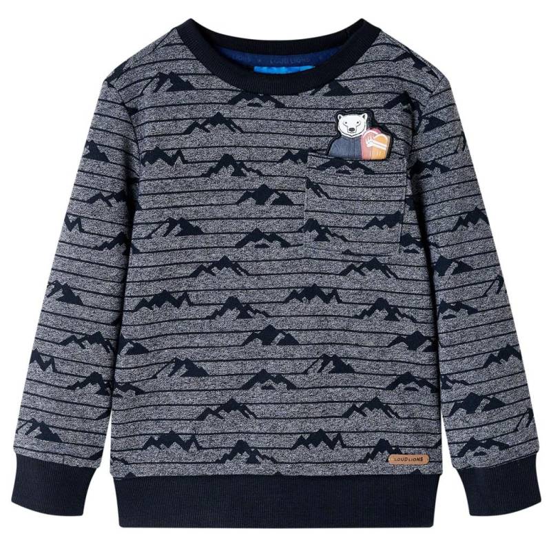 Kinder Sweatshirt Gewebe Jungen Grau 104 von VidaXL