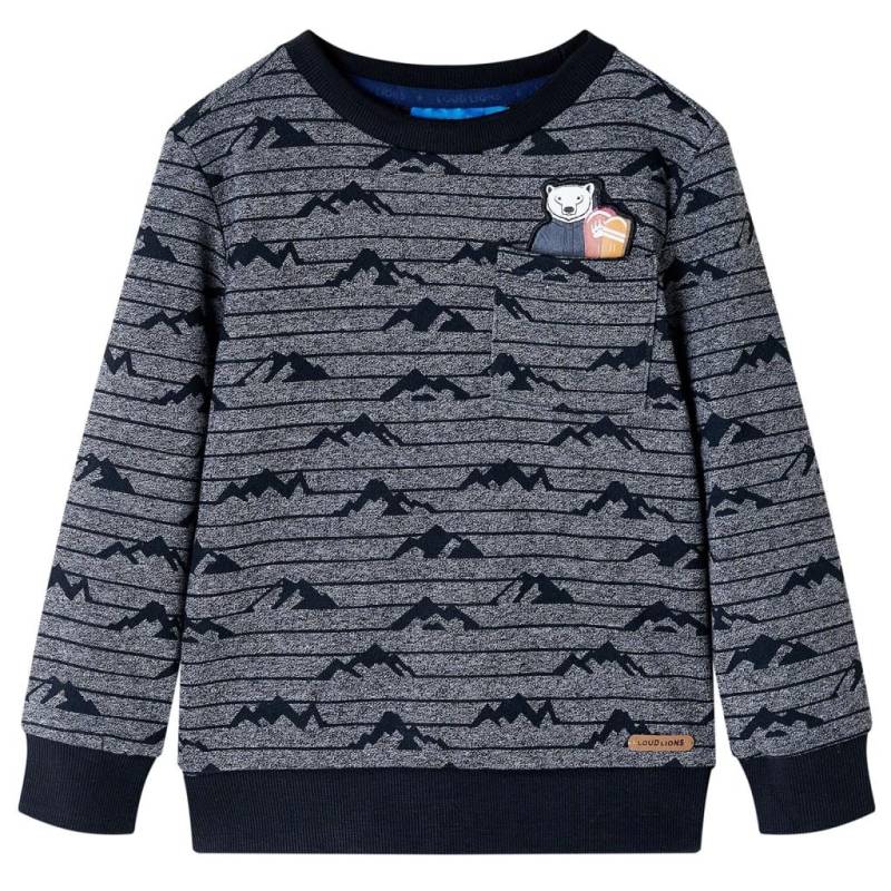 Kinder Sweatshirt Gewebe Jungen Grau 140 von VidaXL