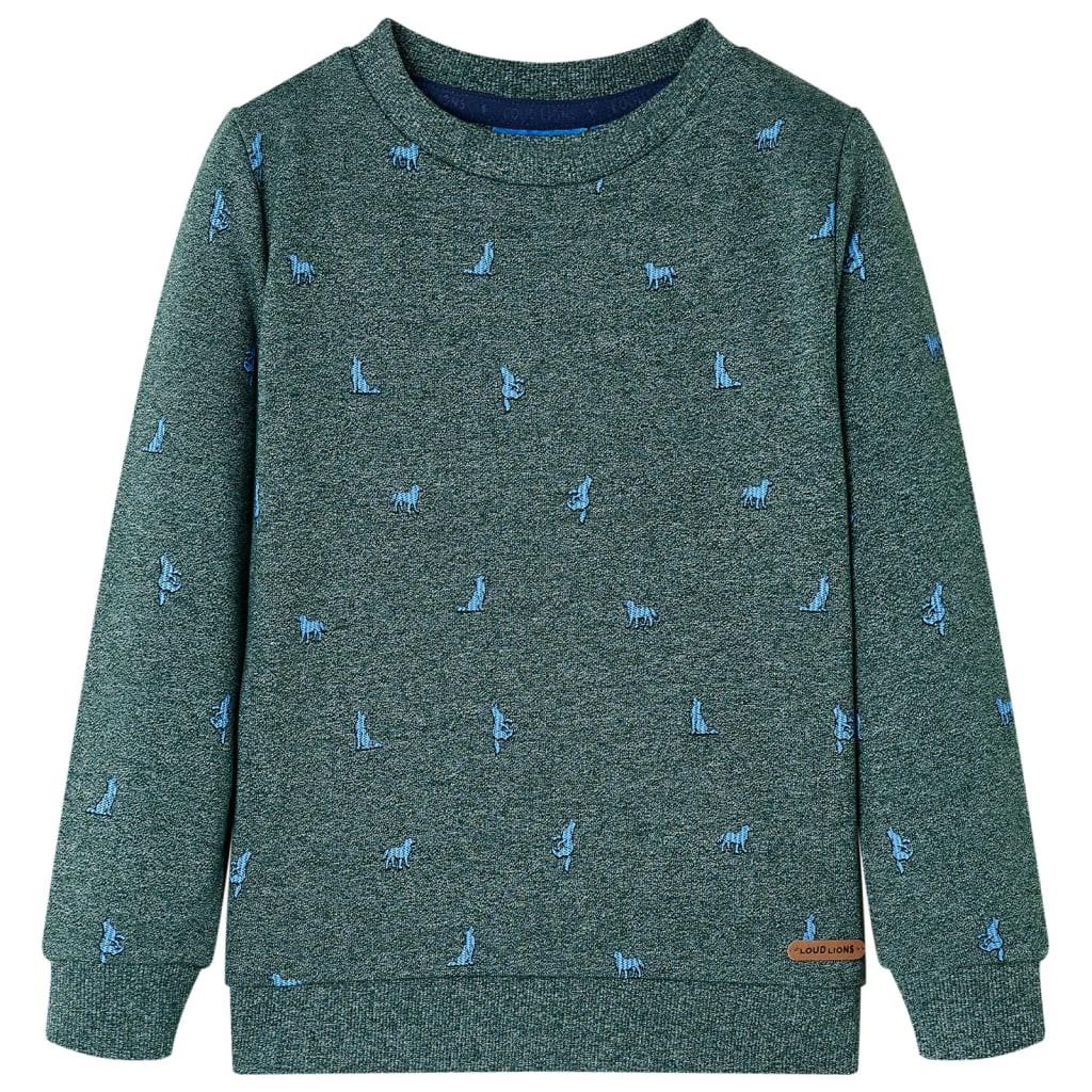 Kinder Sweatshirt Mädchen Grün 104 von VidaXL