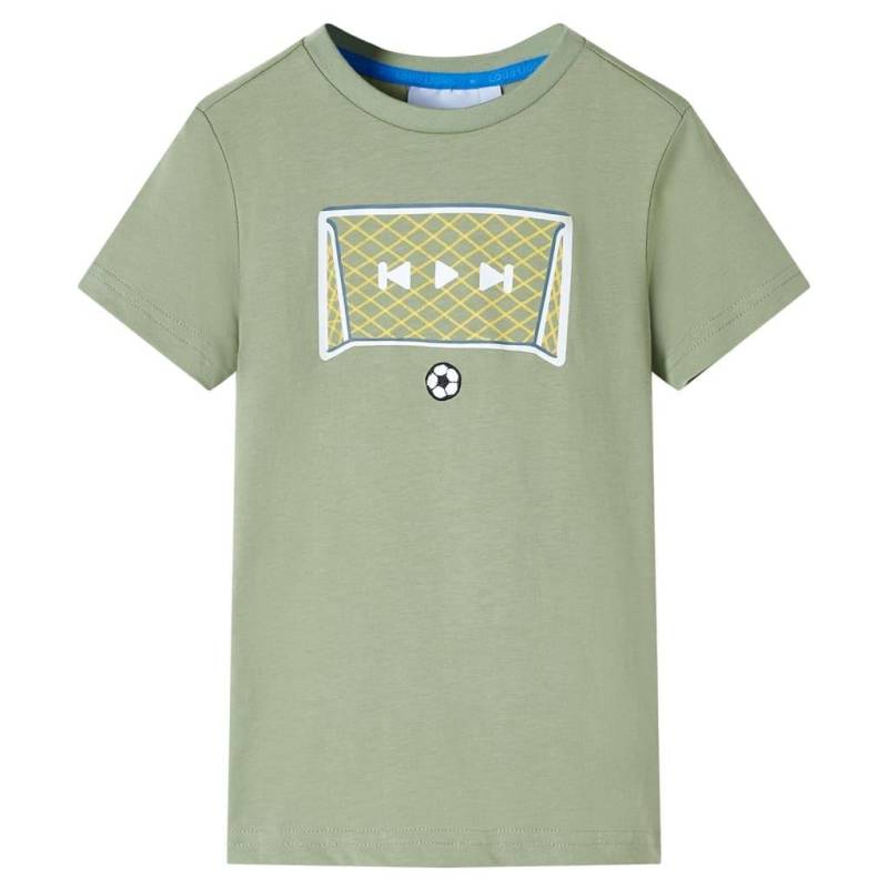 Kinder T-shirt Baumwolle Mädchen Grün 116 von VidaXL