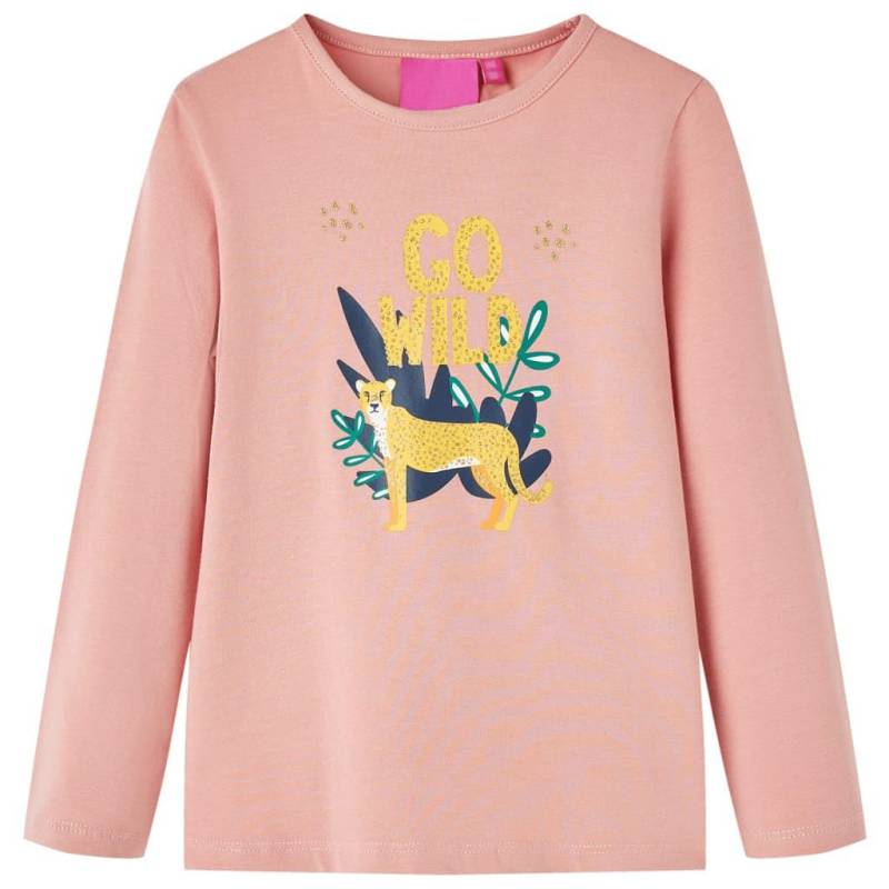 Kinder T-shirt Baumwolle Mädchen Pink 104 von VidaXL