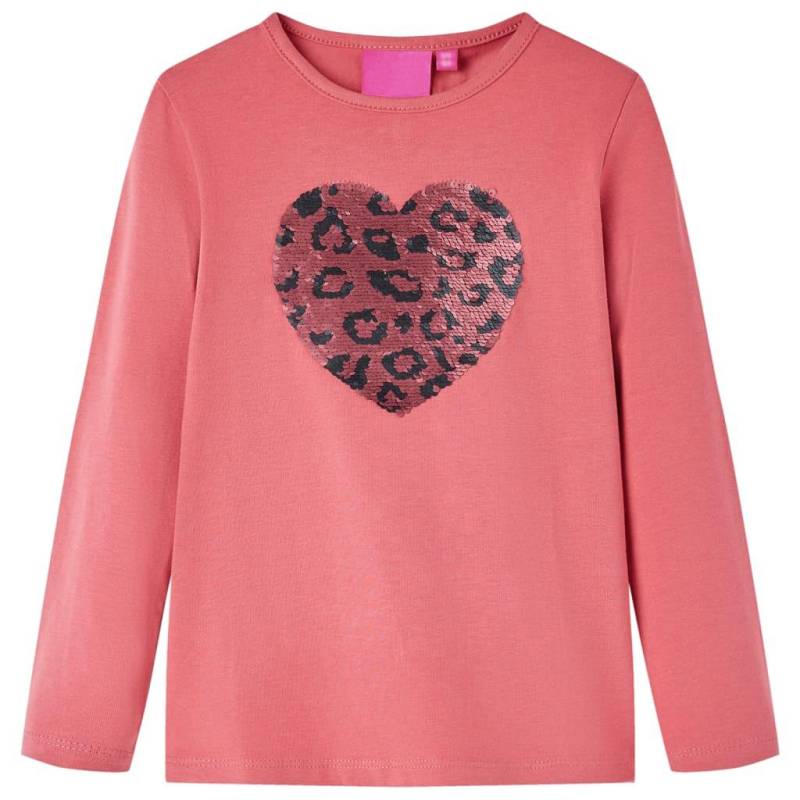 Kinder T-shirt Baumwolle Mädchen Pink 104 von VidaXL