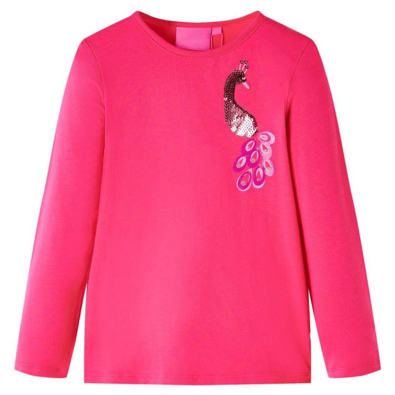 Kinder T-shirt Baumwolle Mädchen Pink 116 von VidaXL