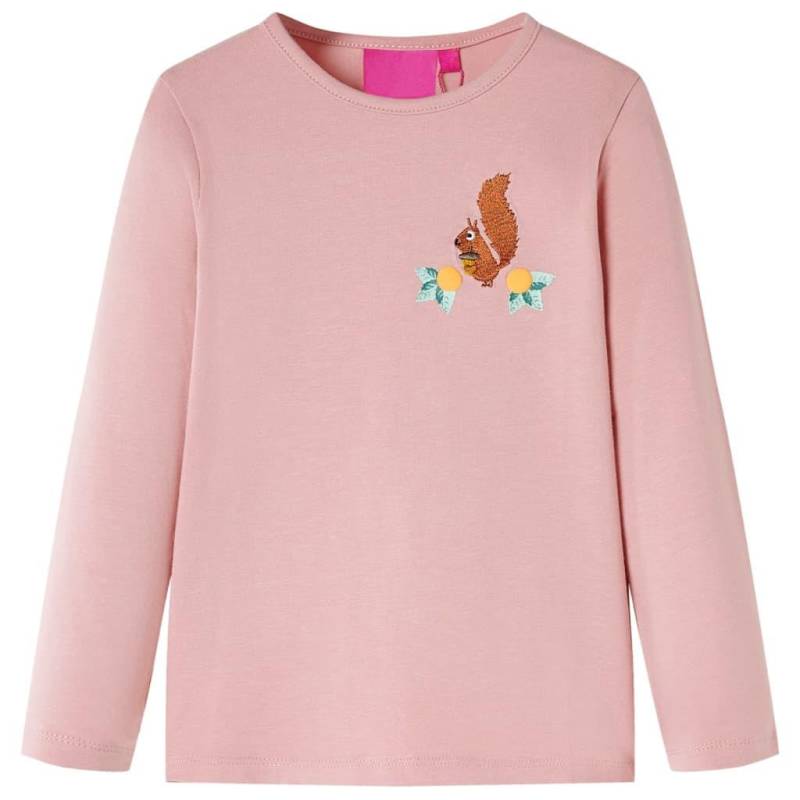 Kinder T-shirt Baumwolle Mädchen Pink 128 von VidaXL