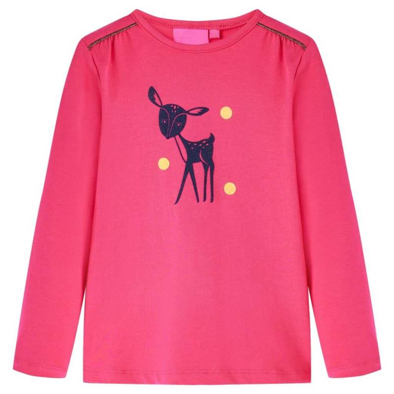 Kinder T-shirt Baumwolle Mädchen Pink 140 von VidaXL