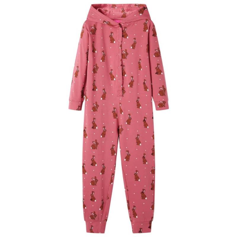 Kinder-strampler Mit Kapuze Baumwolle Unisex Pink ONE SIZE von VidaXL