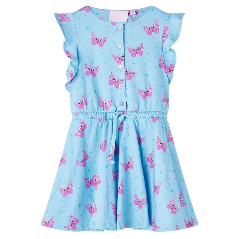 Kinderkleid Baumwolle Mädchen Multicolor 92 von VidaXL