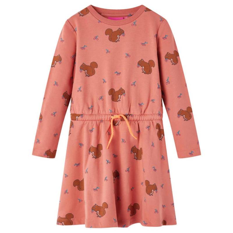 Kinderkleid Baumwolle Mädchen Pink 104 von VidaXL