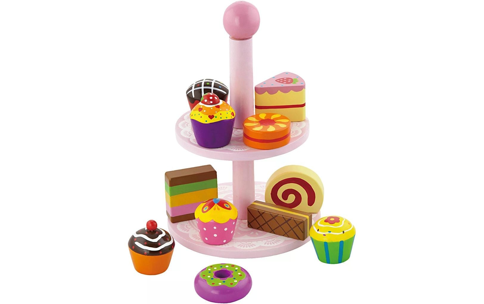 Viga® Holzspielzeug Spielgeschirr »Cupcakes«, (Set) von Viga® Holzspielzeug