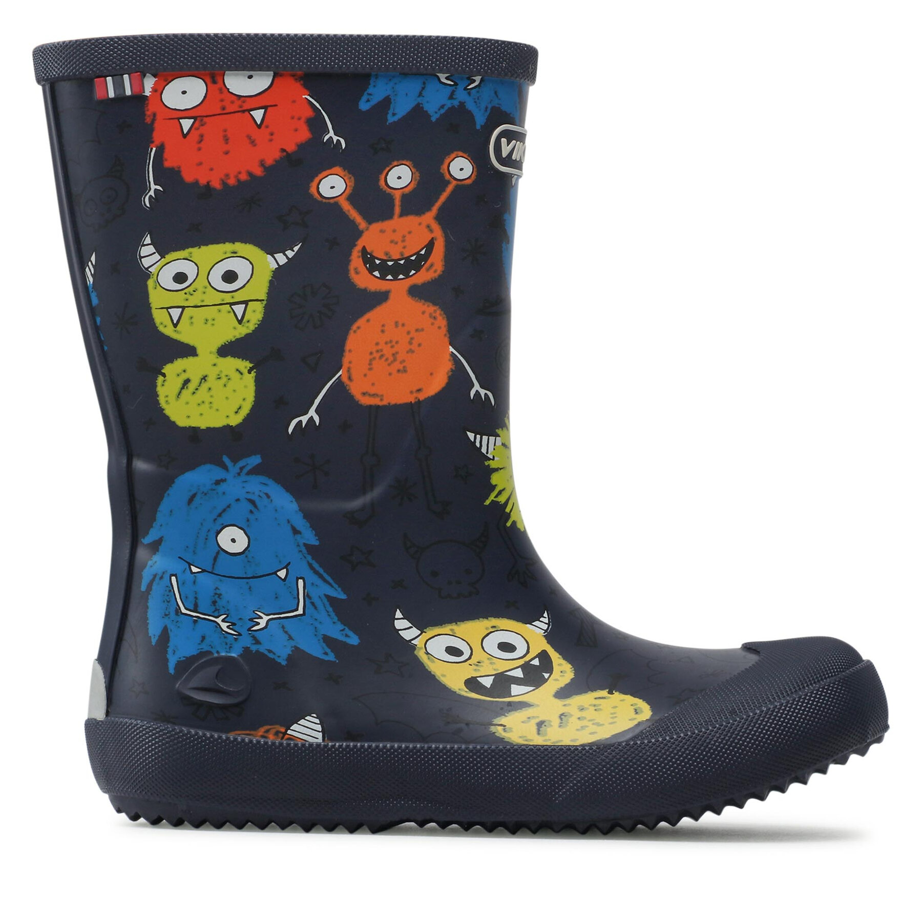 Gummistiefel Viking Indie Print 1-60120-550 Dunkelblau von Viking