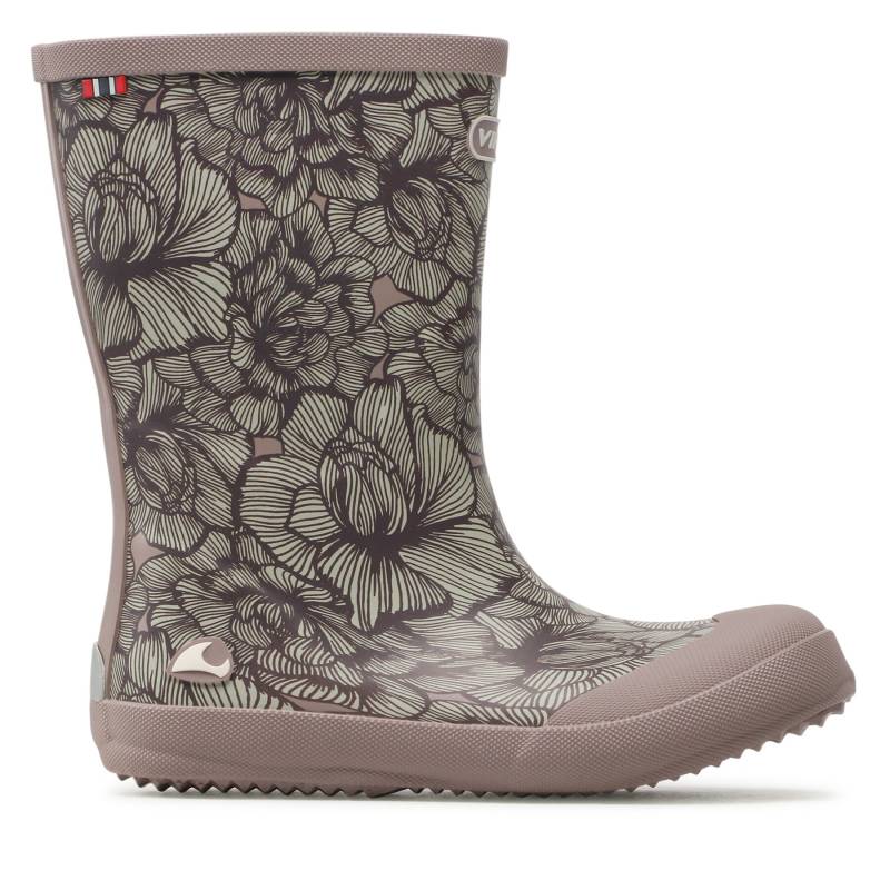 Gummistiefel Viking Indie Print 1-60120-9466 Rosa von Viking