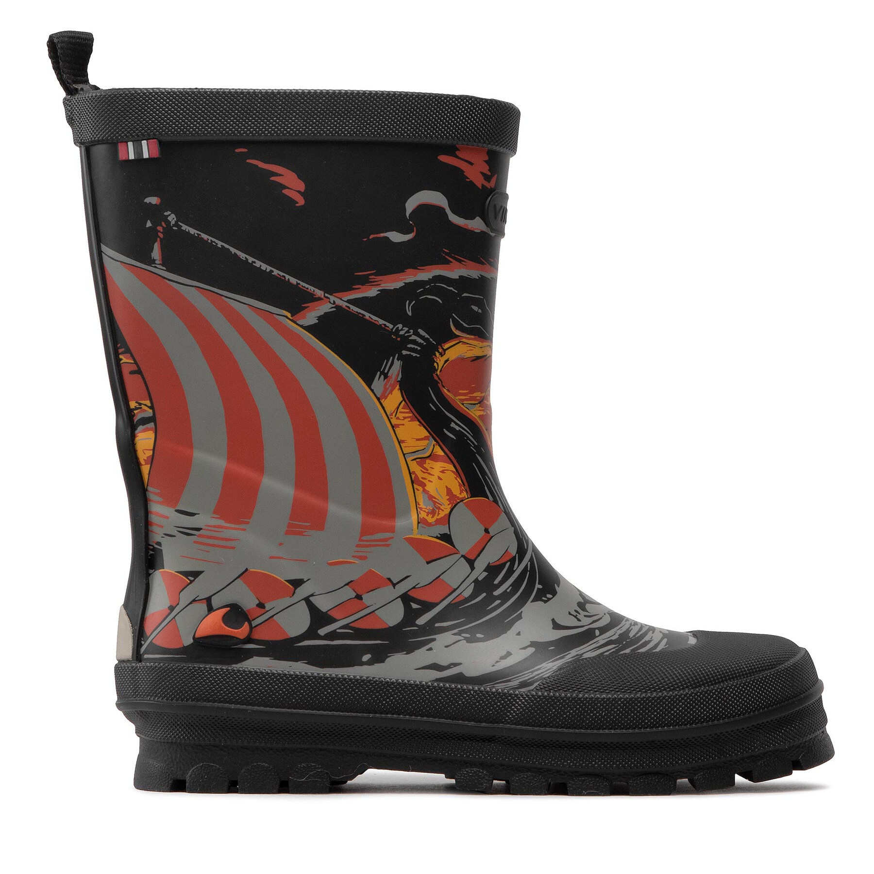 Gummistiefel Viking Jolly Print 1-60020-272 Schwarz von Viking