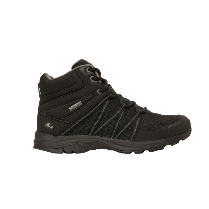 Viking Day Mid GTX Outdoor-Schnürschuh für Damen, schwarz, 38 von Viking