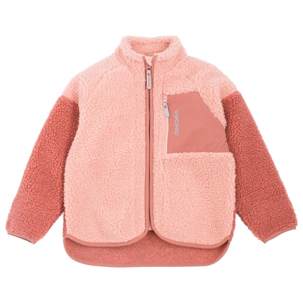 Viking - Kid's Playtime Pile Midlayer Jacket - Fleecejacke Gr 104;110;116;122;128;134;140;92;98 blau;rosa von Viking