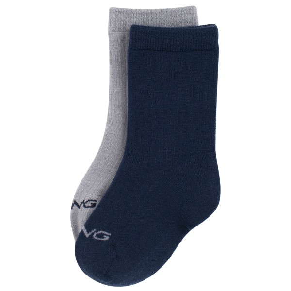 Viking - Kid's Toasty 2 Pack Wool Socks - Merinosocken Gr 28-30 blau von Viking