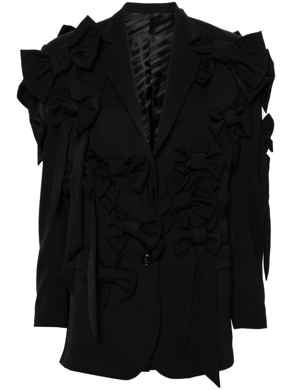 Viktor & Rolf Bow Bouquet blazer - Black von Viktor & Rolf