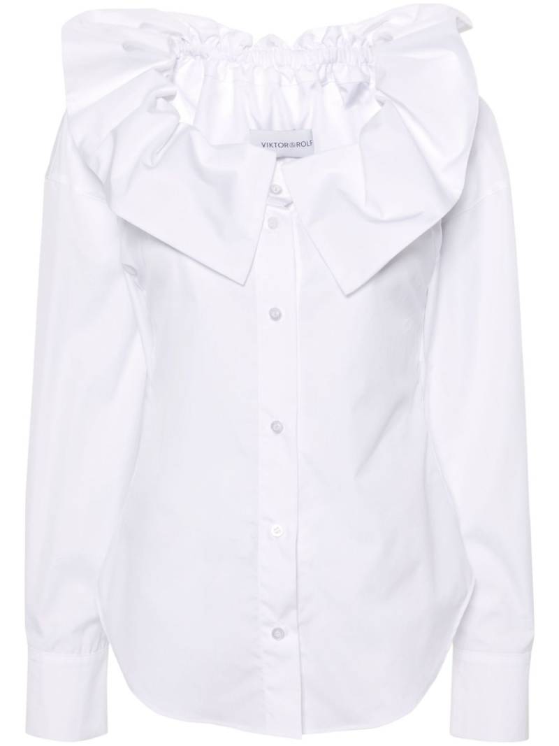 Viktor & Rolf Couture off-shoulder shirt - White von Viktor & Rolf