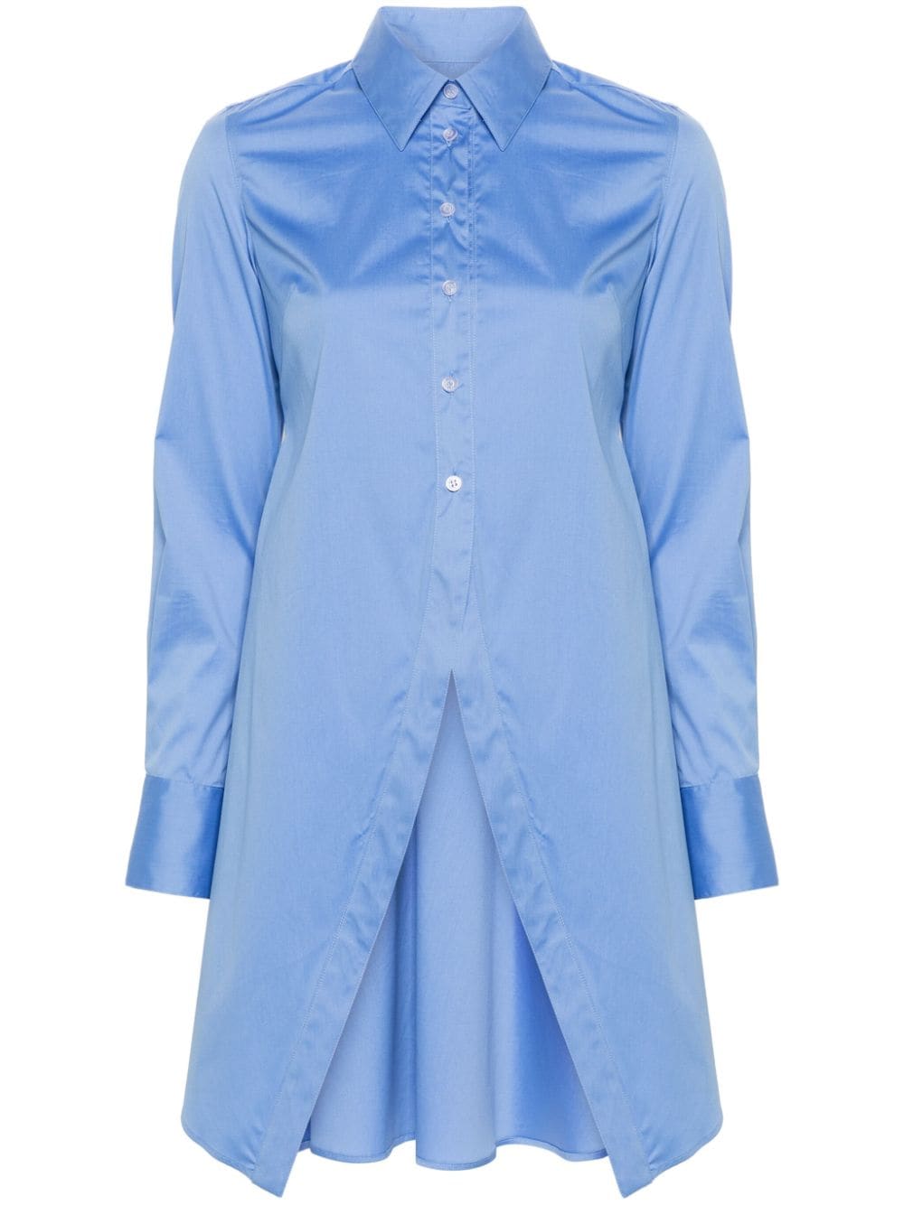 Viktor & Rolf Godet cotton-blend shirt - Blue von Viktor & Rolf