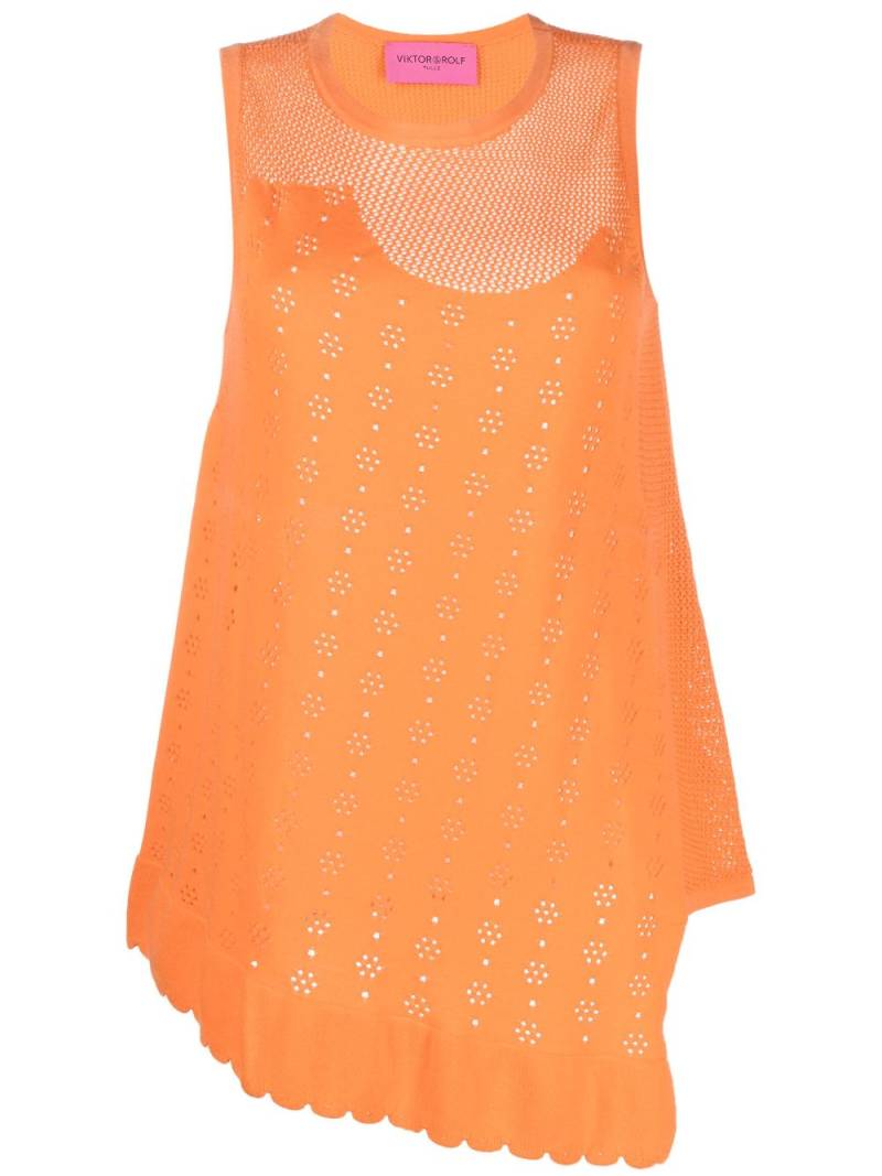 Viktor & Rolf Hanging By a Thread knit top - Orange von Viktor & Rolf