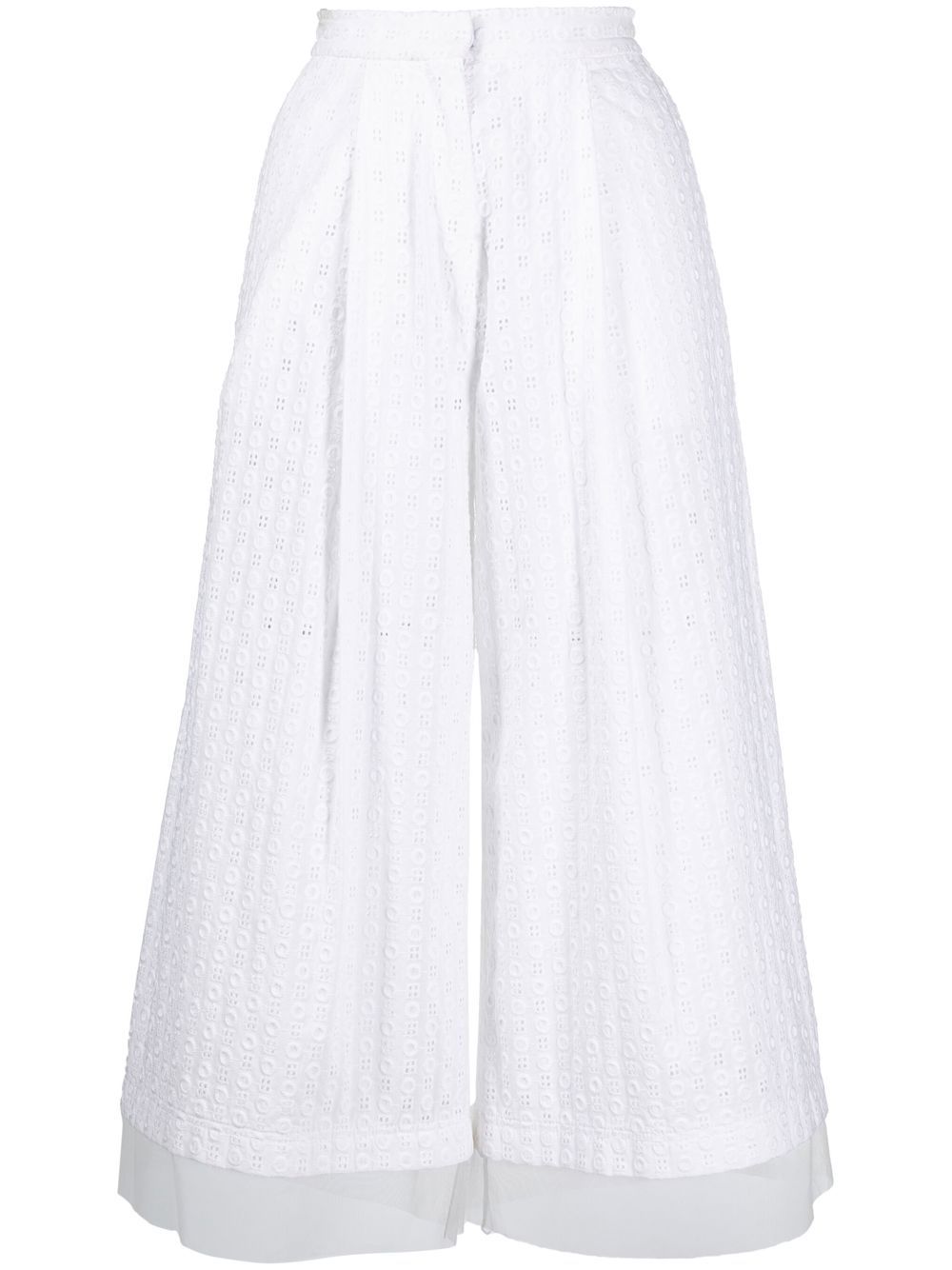 Viktor & Rolf Nice And Breezy embroidered skirt - White von Viktor & Rolf