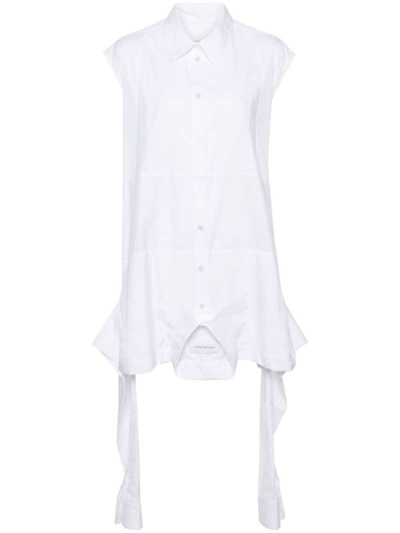 Viktor & Rolf Upside Down midi shirt dress - White von Viktor & Rolf